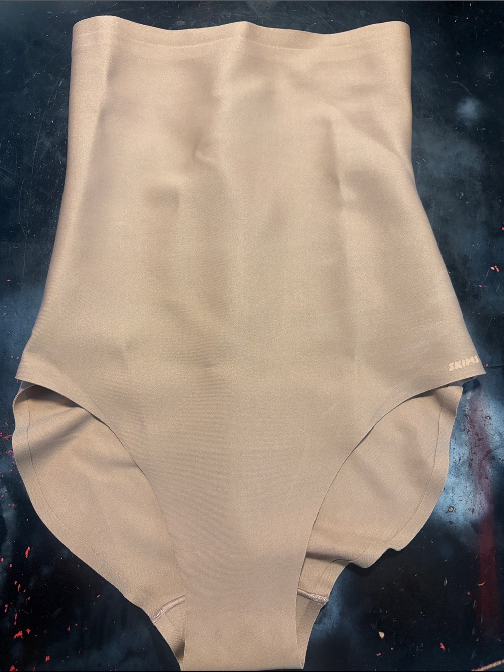 SKIMS Seamless High-Waist One-Piece in Nude